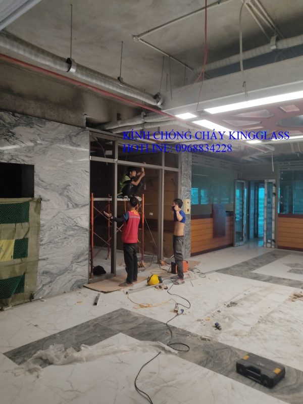 kingglass là một trong những đơn vị thi công vách kính chống cháy chuyên nghiệp