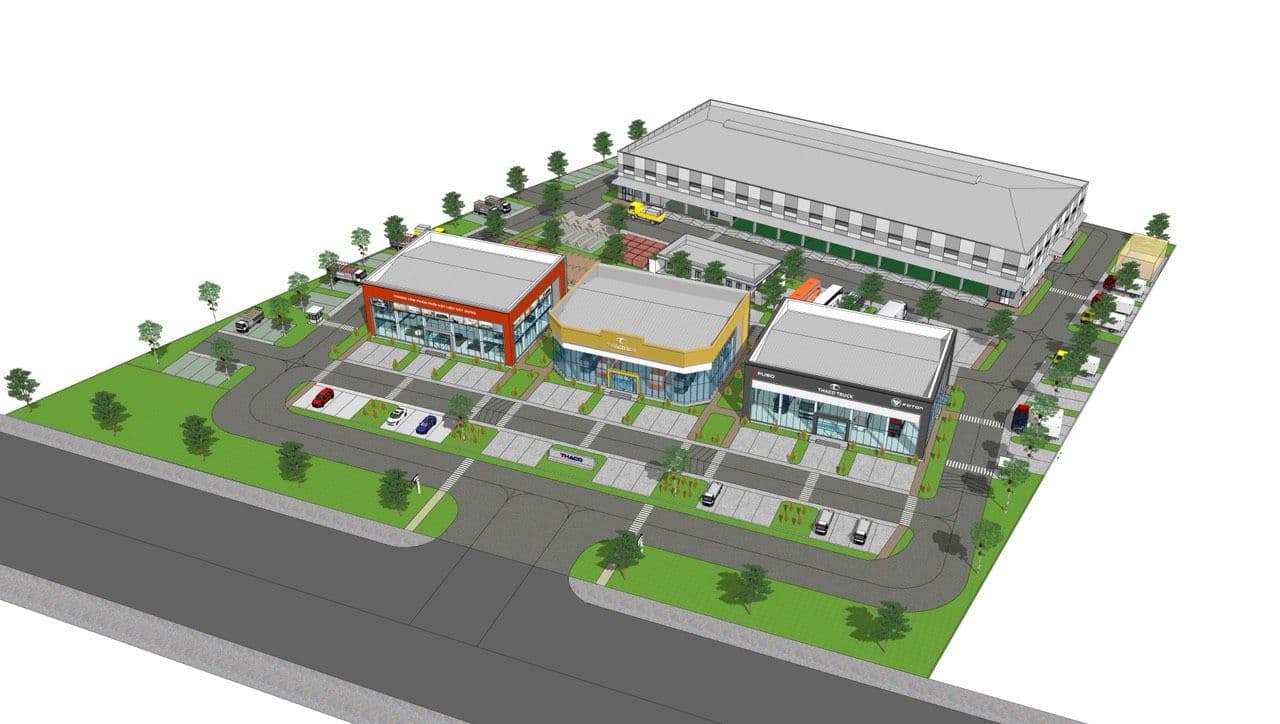 Dự án trung tâm trưng bày bảo dưỡng và kiểm định xe cơ giới